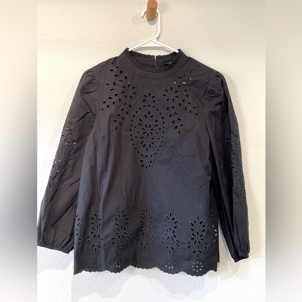 J. Crew | Blouse | Black | NWT | Medium
